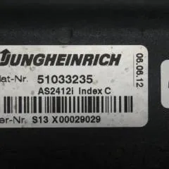 Jungheinrich 51033235 | Rij regeling tbv ERE225 met klapplatform Drive controller for ERE225 with foldable platform AS2412i Index C 51067231 V2.03 51092751 V1.06