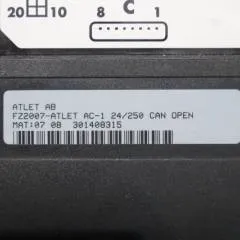 Atlet FZ2007 | Rijregeling Drive controller ZAPI AC1 FZ2007 24/250A can open sn. 301408315 for Atlet PLP200 year 2006