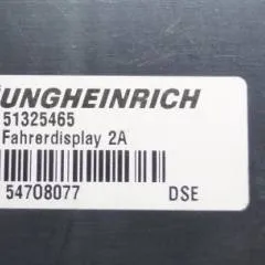 Jungheinrich 51475340 | Dashboard for ETM from year 2011 including ignition switch and fahrer display 2a 51325465