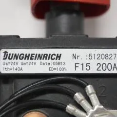 Jungheinrich 51208277 | Noodstop schakelaar Emergency disconnector 200A