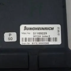 Jungheinrich 51169229 | MFC04 Index O  lifting sn. S1FX00003360