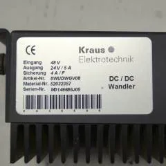 Jungheinrich 52032357 | Omvormer Transformer 48V -> 24V/5A for EKS310 sn. M0146686J05