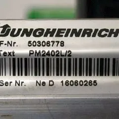 Jungheinrich 50306778 | Stuur regeling Steering unit PM2402L/2 v1,80 50455822 sn D16060265
