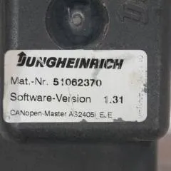 Jungheinrich 51037707 | Rij regeling driving controller AS2405i index E Sw. 1.31 51062370 from EJE C20 sn. S18X00128761