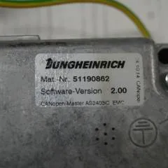 Jungheinrich 51168614 | Rij regeling Drive controller complete with internal charger AS2403iC index A Sw. 2,00 50090862 sn. SAOX00010772