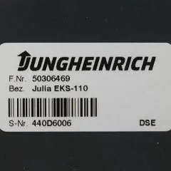 Jungheinrich 50306469 | display for EKS 110 year 2014 Julia display  sn. 440D6006