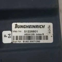 Jungheinrich 51226801 | Rij/hef/stuur regeling  drive/lift/steering controller AS2412 i S index B Sw 1,05 51263516 sn. S1AX 00071290 for ERE225