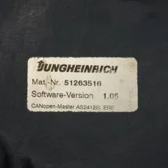 Jungheinrich 51226801 | Rij/hef/stuur regeling  drive/lift/steering controller AS2412 i S index B Sw 1,05 51263516 sn. S1AX 00071290 for ERE225