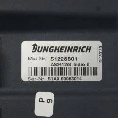 Jungheinrich 51226801 | Rij/hef/stuur regeling  drive/lift/steering controller AS2412 i S index B sn. S1AX 00063014 for ECEC225 year 2015
