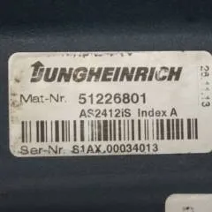 Jungheinrich 51226801 | Rij/hef/stuur regeling  drive/lift/steering controller AS2412 i S index A Sw 2,03 51256852 for ECE225 sn. S1AX00034013