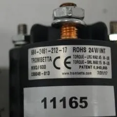 Jungheinrich 51830625 | Pump contactor 24v Trombetta MXQ/600 684-2461-212-17 for EJE M13 year 2017