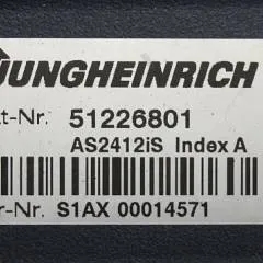 Jungheinrich 51226801 | Rij/hef/stuur regeling  drive/lift/steering controller AS2412 i S index A SW2,01 51256848 for ERD220 sn. S1AX00014571