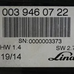 Linde 0039460722 | Display SW2.7 HW1.4 sn 0000003373