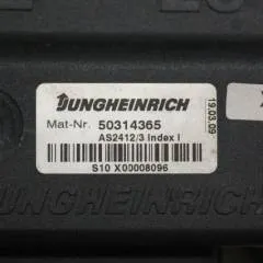 Jungheinrich 50314365 | Rij regeling Driving controller AS2412/3 Index I Sw 1,10 51058355 for ECE220 year 2009 sn. S10X00008096