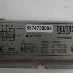 Jungheinrich 51030952 | Transformer 80V-12V DC Deutronic EFG425 year 2004 sn. 8874730004