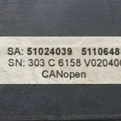 Jungheinrich 51106488 | Codekey Can Open V020400 sn. 303C6158