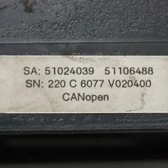 Jungheinrich 51106488 | Codekey Can Open V020400 sn. 220C6077