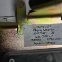 Crown 825777-001 | Display software versie WT-Display-608 CROWN NT 3000 1LEL-001854-A sn. 26/13/0059