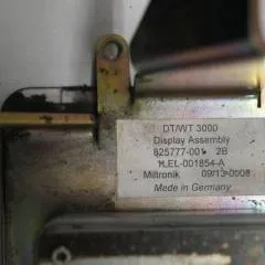 Crown 825777-001 | Display software versie WT-Display-608 CROWN NT 3000 1LEL-001854-A sn. 09/13-0008