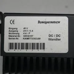 Jungheinrich 52032357 | Omvormer Transformer 48V -> 24V/5A for EKS310 sn. KAMO772302J08