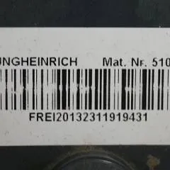 Jungheinrich 51055123 | back cover accelarator EJE EJD EJC sn FREI 20132311919431 05/17