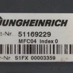 Jungheinrich 51169229 | MFC04 Index O Lifting for ETV214 from year 2012 sn. S1FX0003359
