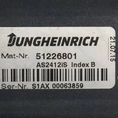 Jungheinrich 51226801 | Rij/stuur regeling  drive/steering controller AS2412 i S index B for EZS350XL year 2015 sn. S1AX00063859