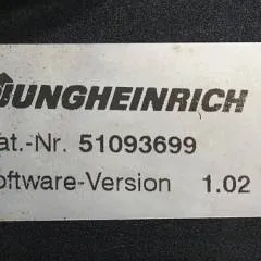 Jungheinrich 51093699 | Rij/hef regeling drive/lift controller AS2409ik Index B sw. 1,02 51037594 for ERe120
