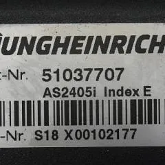 Jungheinrich 51037707 | Hef regeling lifting controller AS2405i Index E from ESC214 year 2015 sn. S18X00102177