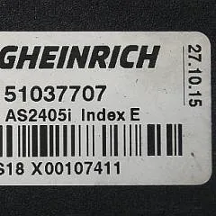 Jungheinrich 51037707 | Rij regeling driving controller AS2405i index E sn. S18X0010744
