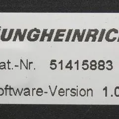 Jungheinrich 51343985 | MFC10 Index 0 sw 1,04 51415883 for EKS110z year 2016 sn. S1KX00001688