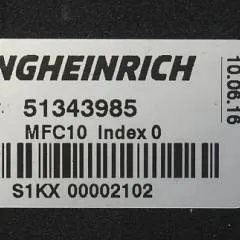 Jungheinrich 51343985 | MFC10 Index 0 for EKS110z year 2016 sn. S1KX00002102