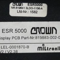Crown 819883-002-01 | display for ESR5000 lfdnr. 1582