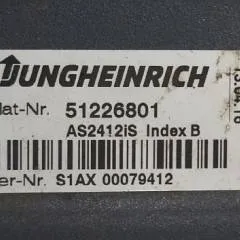 Jungheinrich 51226801 | Rij/hef/stuur regeling  drive/lift/steering controller AS2412 i S index B for ERE225 year 2016  sn. S1AX00079412