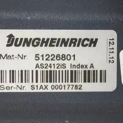 Jungheinrich 51226801 | Rij/hef/stuur regeling  drive/lift/steering controller AS2412 i S index A Sw 2,02 51256852 for ECE225XL year 2012