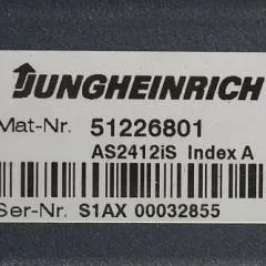 Jungheinrich 51226801 | Rij/hef/stuur regeling  drive/lift/steering controller AS2412 i S index A Sw 2,03 51256852 for ECE225XL year 2013 sn. S1AX00032855
