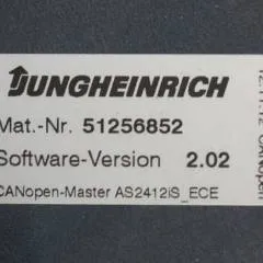 Jungheinrich 51226801 | Rij/hef/stuur regeling  drive/lift/steering controller AS2412 i S index A Sw 2,02 51256852 for ECE225XL year 2012 sn. S1AX00017694
