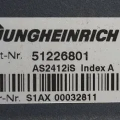 Jungheinrich 51226801 | Rij/hef/stuur regeling  drive/lift/steering controller AS2412 i S index A Sw 2,03 51256852 for ECE225XL year 2013 sn. S1AX00032811