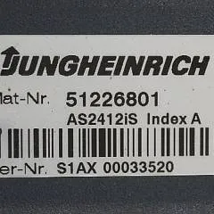 Jungheinrich 51226801 | Rij/hef/stuur regeling  drive/lift/steering controller AS2412 i S index A Sw 2,03 51256852 for ECE225XL year 2013