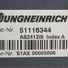 Jungheinrich 51116344 | Rij/hef/stuur regeling  drive/lift/steering controller AS2412 i S index A sn. S1AX00005006