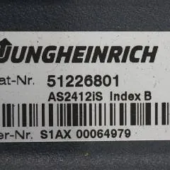 Jungheinrich 51226801 | Rij/hef/stuur regeling  drive/lift/steering controller AS2412 i S index B for EKS110Z100E year 2015 sn. S1AX00064979