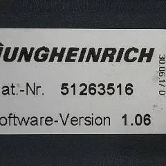 Jungheinrich 51226801 | Rij/hef/stuur regeling  drive/lift/steering controller AS2412 i S index C Sw 1,06 51263516 sn. S1AX00103531 for ERE225 year 2016