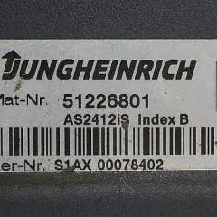 Jungheinrich 51226801 | Rij/hef/stuur regeling  drive/lift/steering controller AS2412 i S index C Sw 1,06 51263506 sn. S1AX00078402 for ECE225