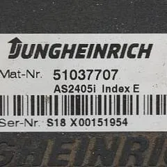 Jungheinrich 51037707 | Rij regeling driving controller AS2405i index E Sw. 1.31 51062370 from EJE C20 year 2017 sn. S18X00151954