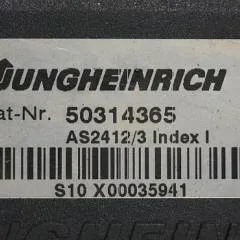 Jungheinrich 50314365 | Rij regeling Driving controller AS2412/3 index I 51034045 V2,00 for EKS110L-100E year 2012