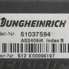 Jungheinrich 51037594 | Rij/hef regeling Drive/lift controller AS2409 i k index B sw. 1,09 51159256 for EJD220 sn. S12X00096197