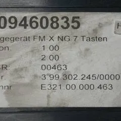 Still 433054 | Display  v1,00 hw v2,00 sw sr 463 0009460835 399302245/0000 for FMX10 year 2014 foil slightly damaged sn. E32100 0000 463
