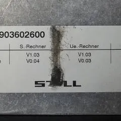 Still 51903602600 | Controller RCU1 base sw V1,03 operating sw V0,04 V0,03 hardware V1,0,0
