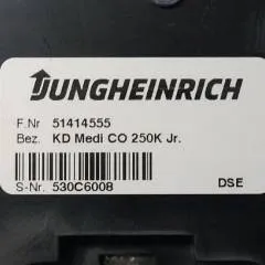 Jungheinrich 51414555 | Display KD MEDI CO 250K Jr DSE for EKS110z 2015 sn. 530C6008