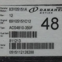 Crown 811213 | Controller ACS4810-350F Danaher Motion 83Y05151A 48 Volt sn. 0515112128288